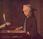 Jean Simeon Chardin Boy with a Top painting